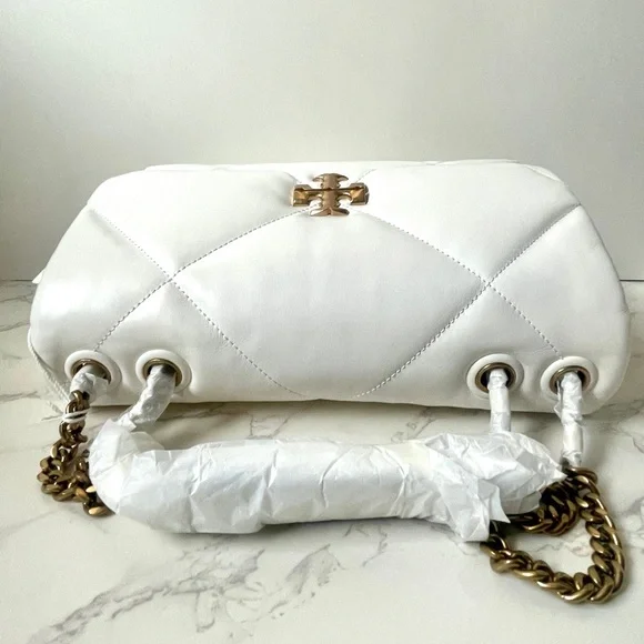 New Tory Burch Kira Diamond Quilt Large Convertible Shoulder Bag - Picture 8 of 12